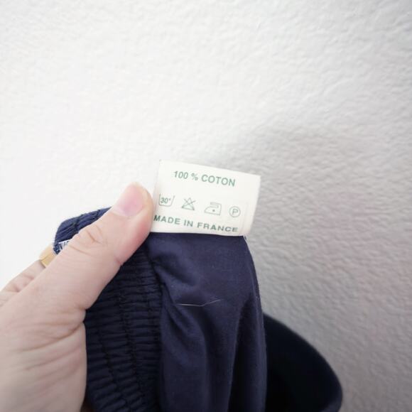 [Vintage] Atelier Provencal Blue Floral Striped Tiered Full Maxi Skirt Sz Medium - Picture 10 of 10